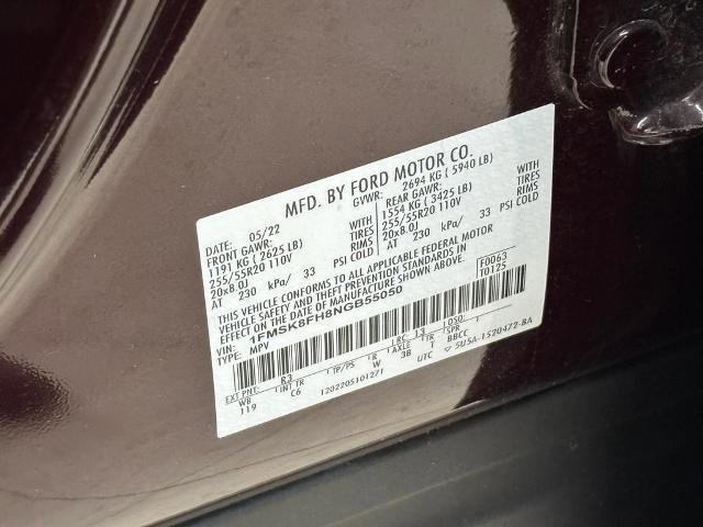 Certified 2022 Ford Explorer Limited w/ Equipment Group 301A image 26