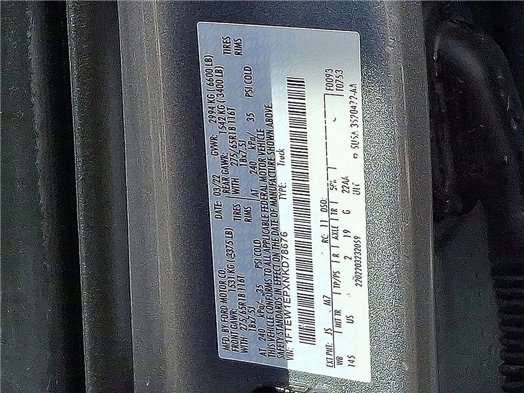 Certified 2022 Ford F150 XLT w/ Equipment Group 302A High image 29