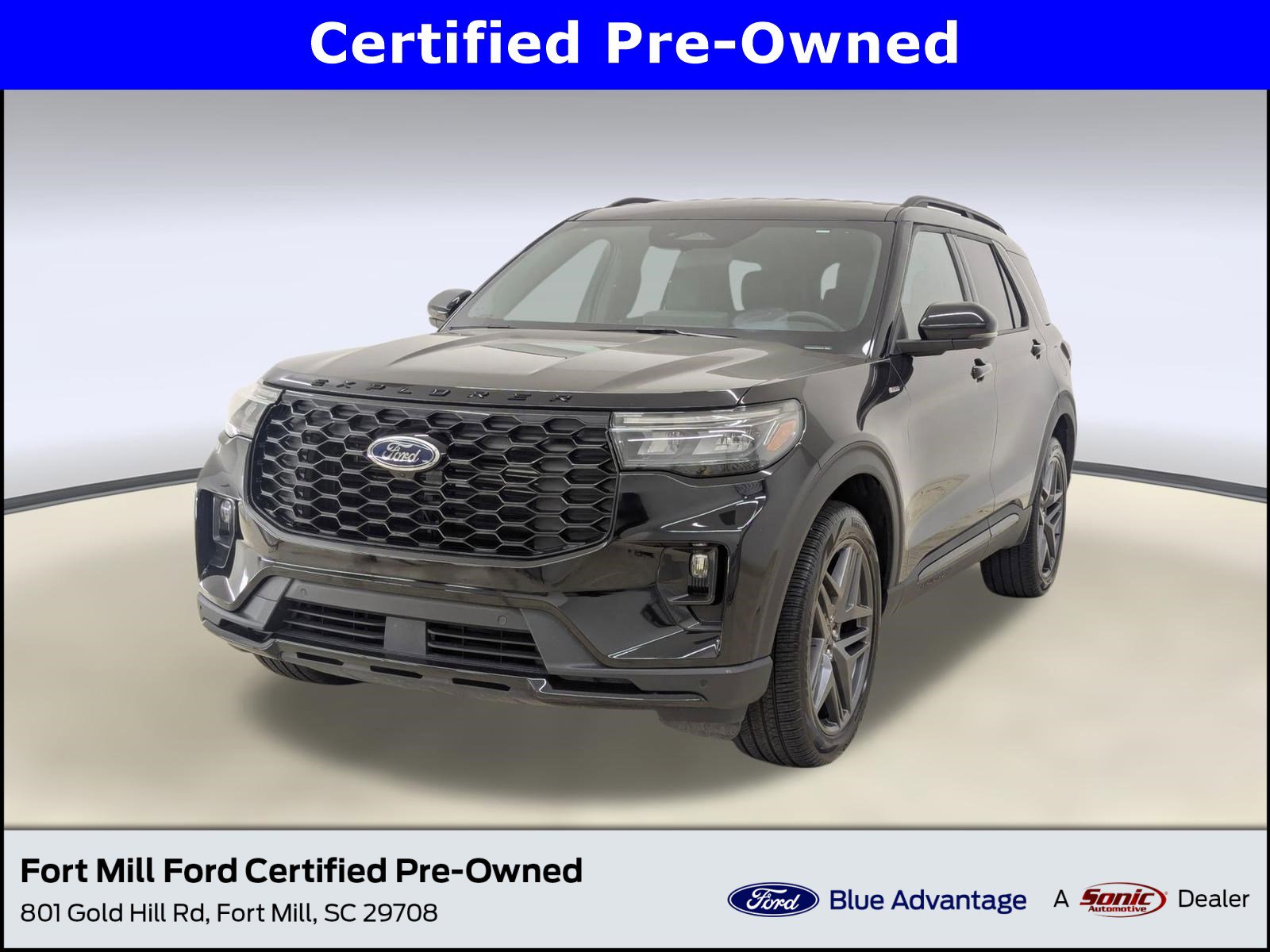 Certified 2025 Ford Explorer ST-Line w/ ST-Line Street Pack image 1