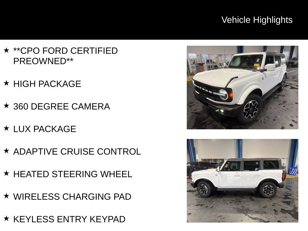 Certified 2023 Ford Bronco Outer Banks AWD/4WD image 5