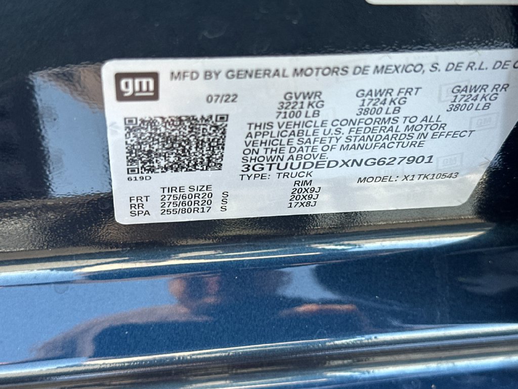 Used 2022 GMC Sierra 1500 SLT w/ SLT Convenience Package AWD/4WD image 26