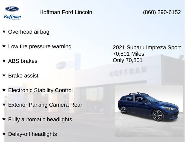 Used 2021 Subaru Impreza 2.0i Sport image 20
