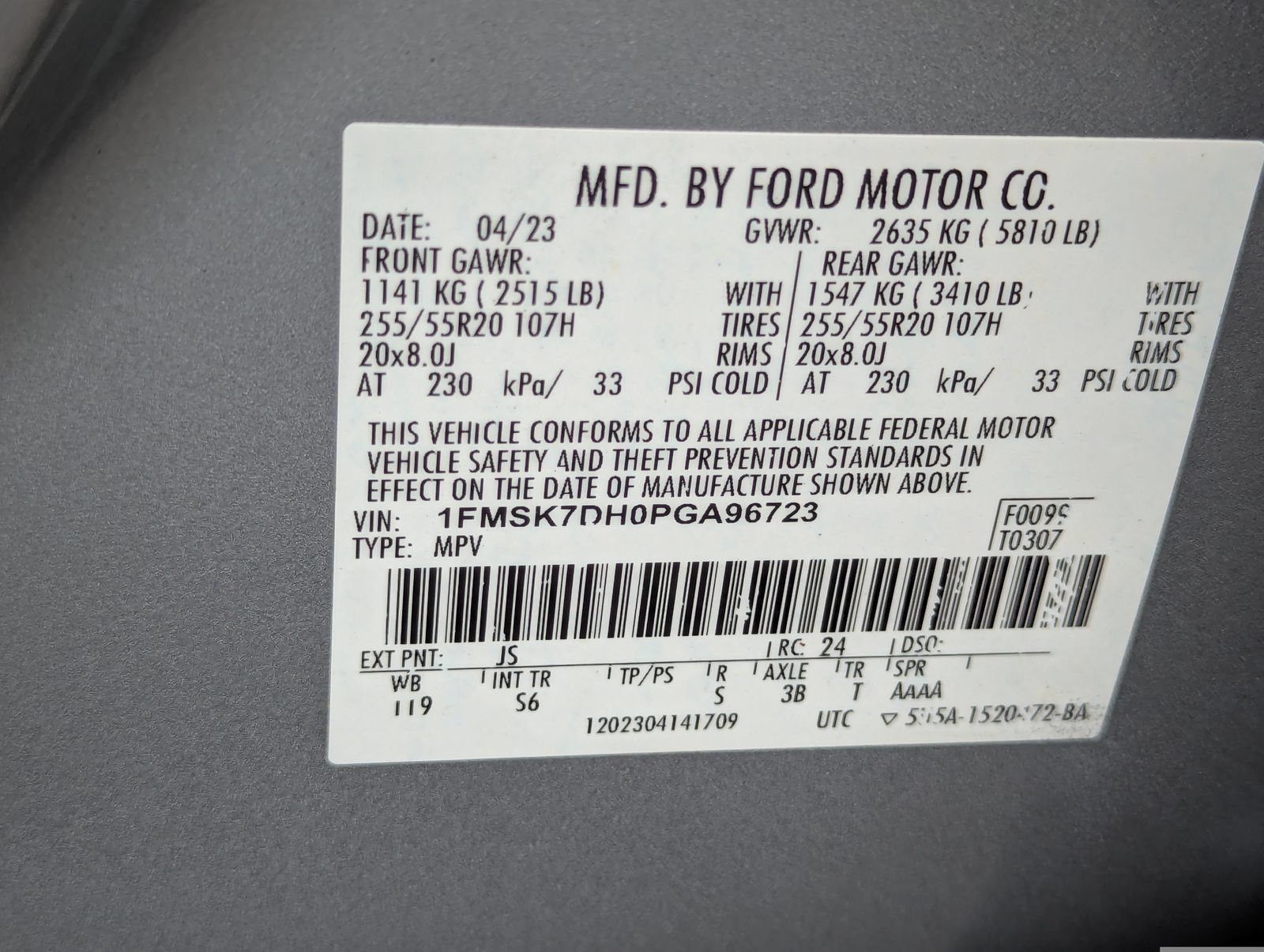 Certified 2023 Ford Explorer XLT w/ Equipment Group 202A RWD image 44