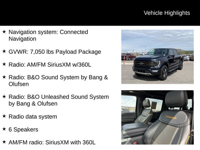 Certified 2022 Ford F150 Tremor w/ Equipment Group 402A High AWD/4WD image 8