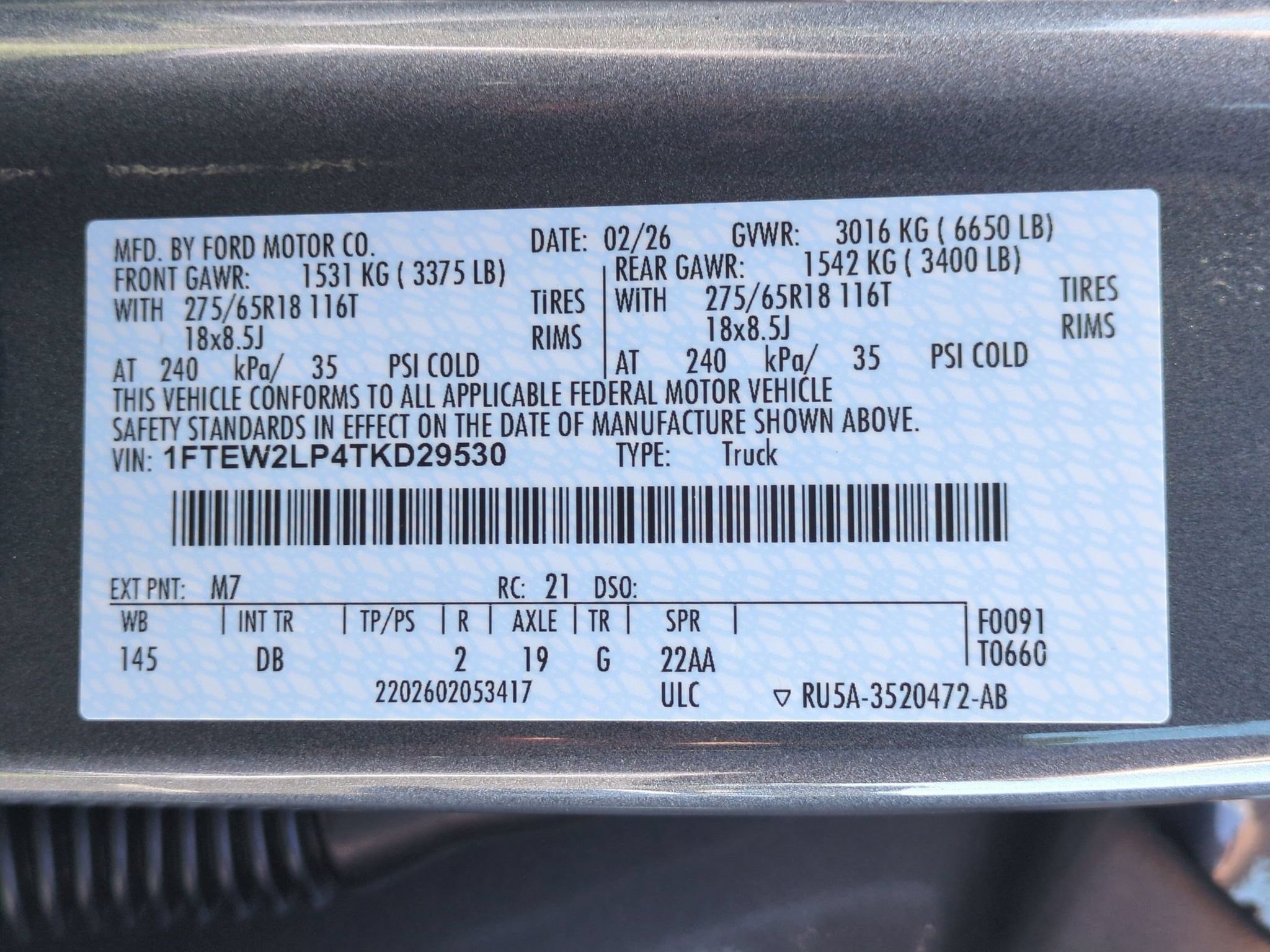 Certified 2026 Ford F150 STX AWD/4WD image 28