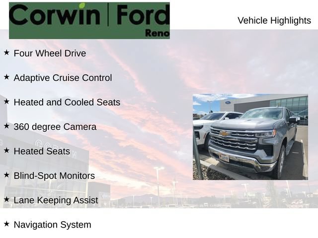 Used 2025 Chevrolet Silverado 1500 LTZ w/ Technology Package AWD/4WD image 8