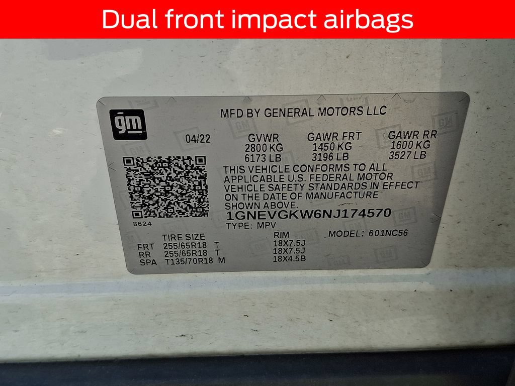 Used 2022 Chevrolet Traverse LT AWD/4WD image 26