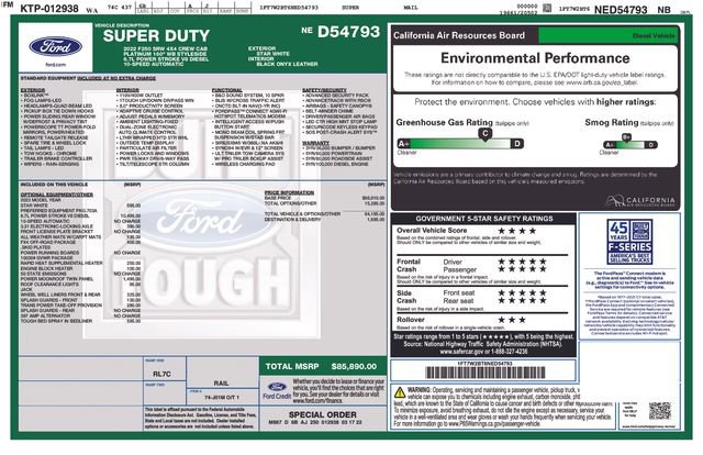 Certified 2022 Ford F250 Platinum w/ FX4 Off-Road Package image 14