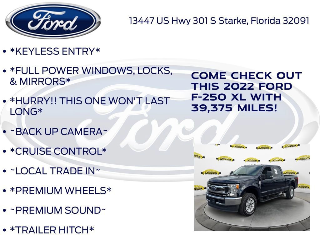 Certified 2022 Ford F250 XL w/ STX Appearance Package AWD/4WD image 12