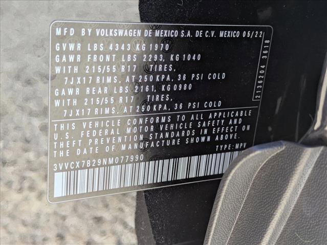 Used 2022 Volkswagen Taos S image 15