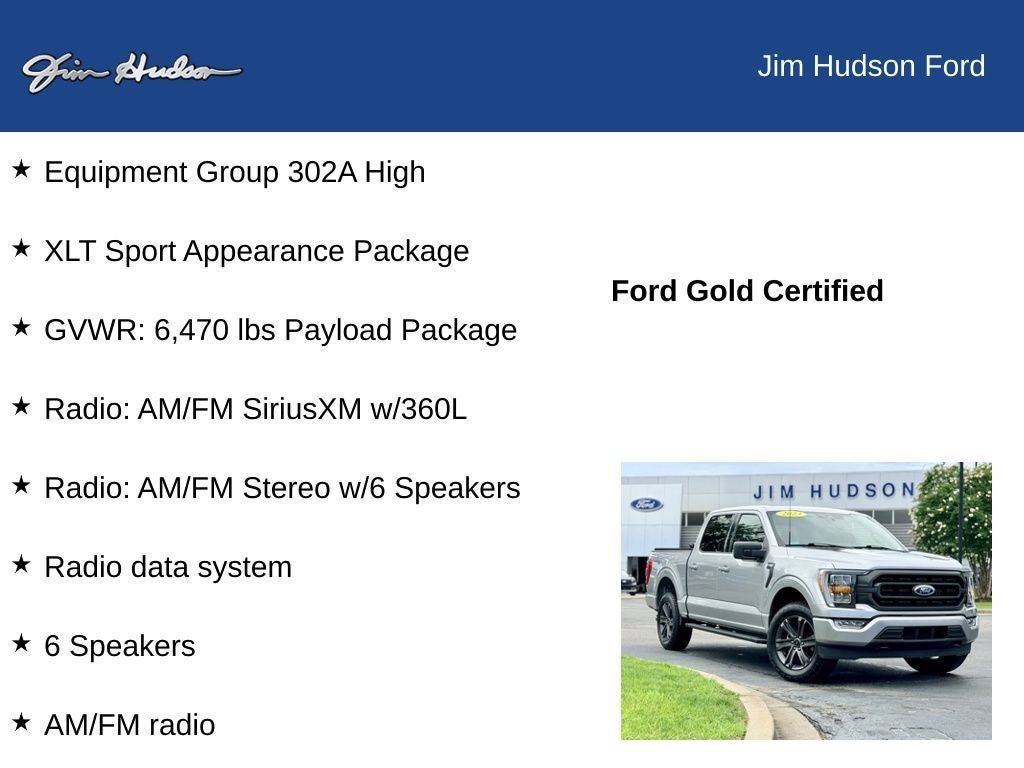 Certified 2023 Ford F150 XLT w/ Equipment Group 302A High AWD/4WD image 12