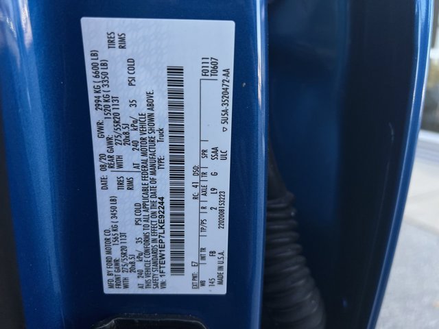 Certified 2020 Ford F150 XLT w/ Equipment Group 302A Luxury AWD/4WD image 24