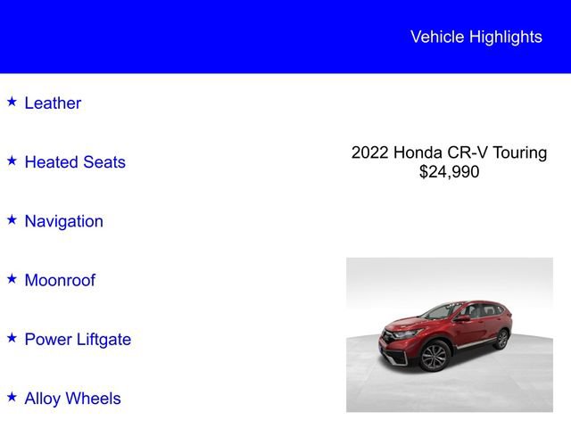 Used 2022 Honda CR-V Touring image 2