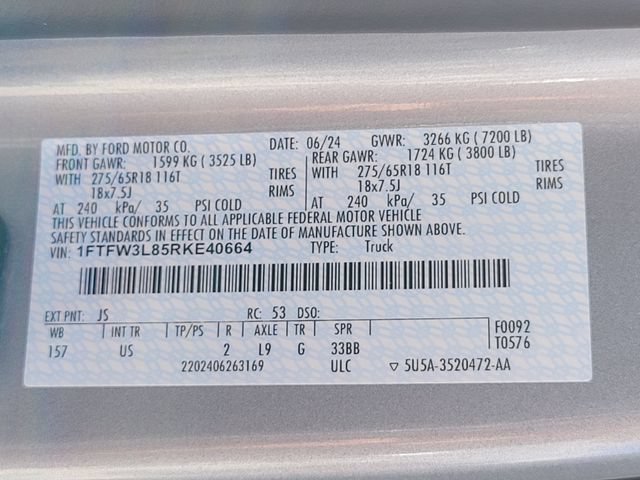 Certified 2024 Ford F150 XLT w/ Equipment Group 302A MID AWD/4WD image 15