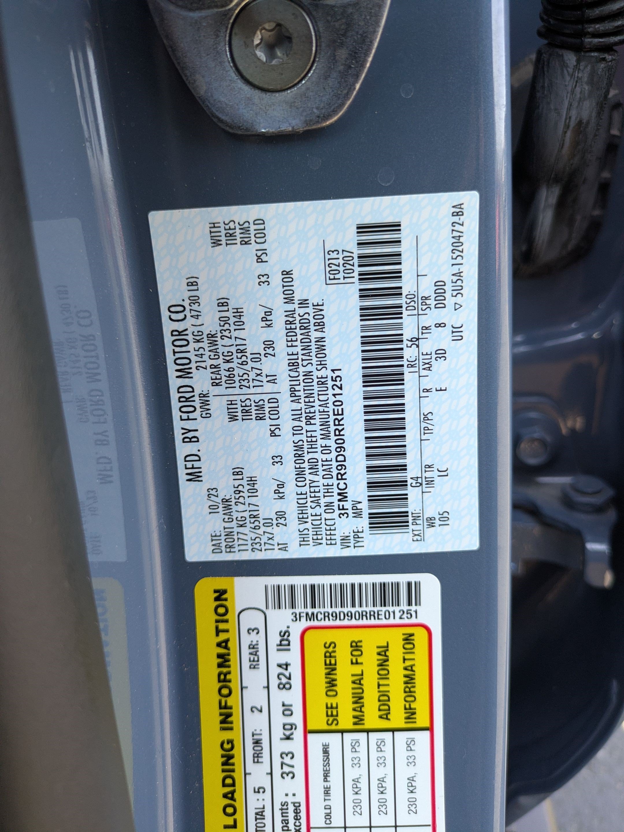 Certified 2024 Ford Bronco Sport Badlands AWD/4WD image 35