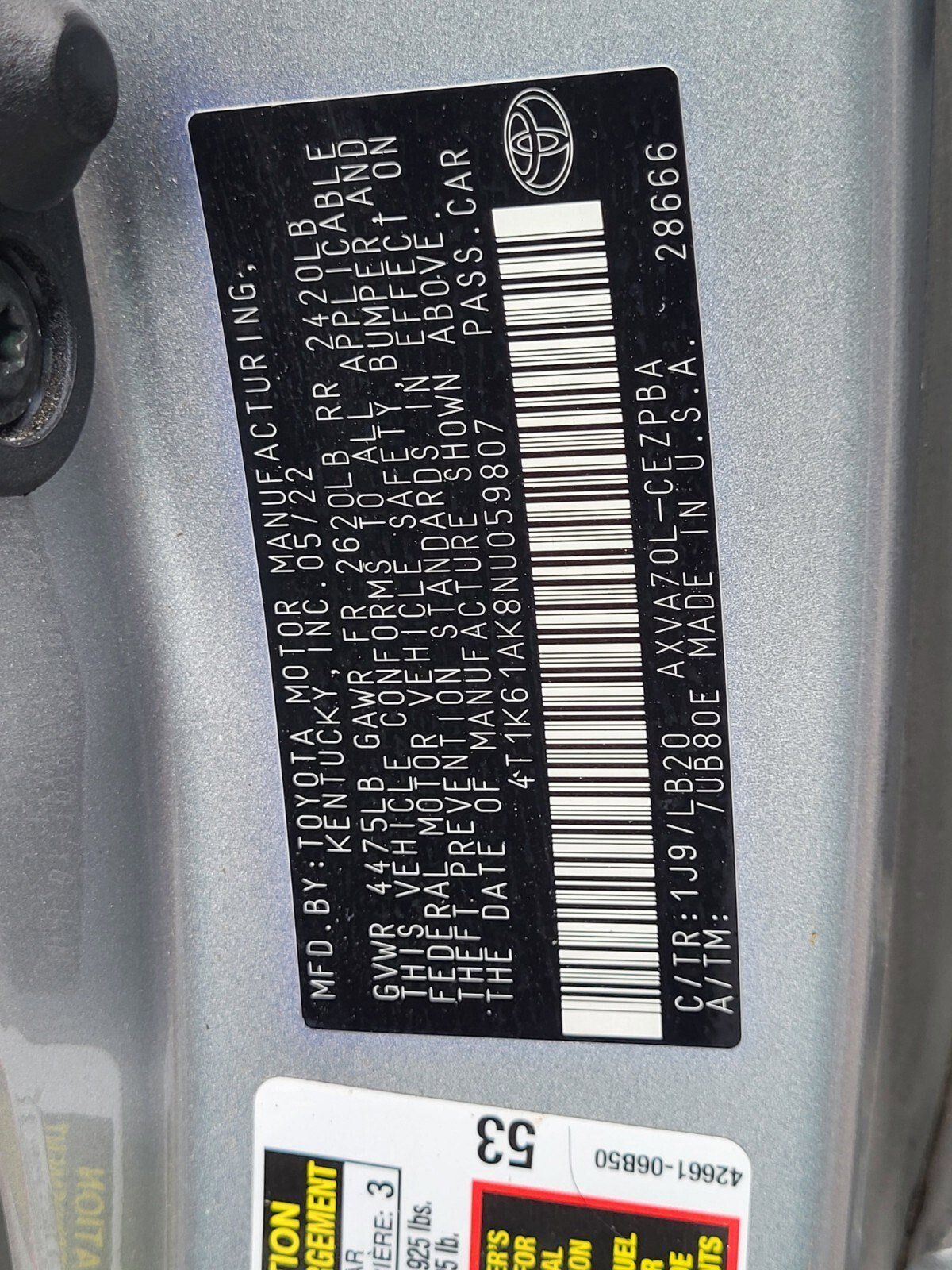 Used 2022 Toyota Camry XSE FWD image 32