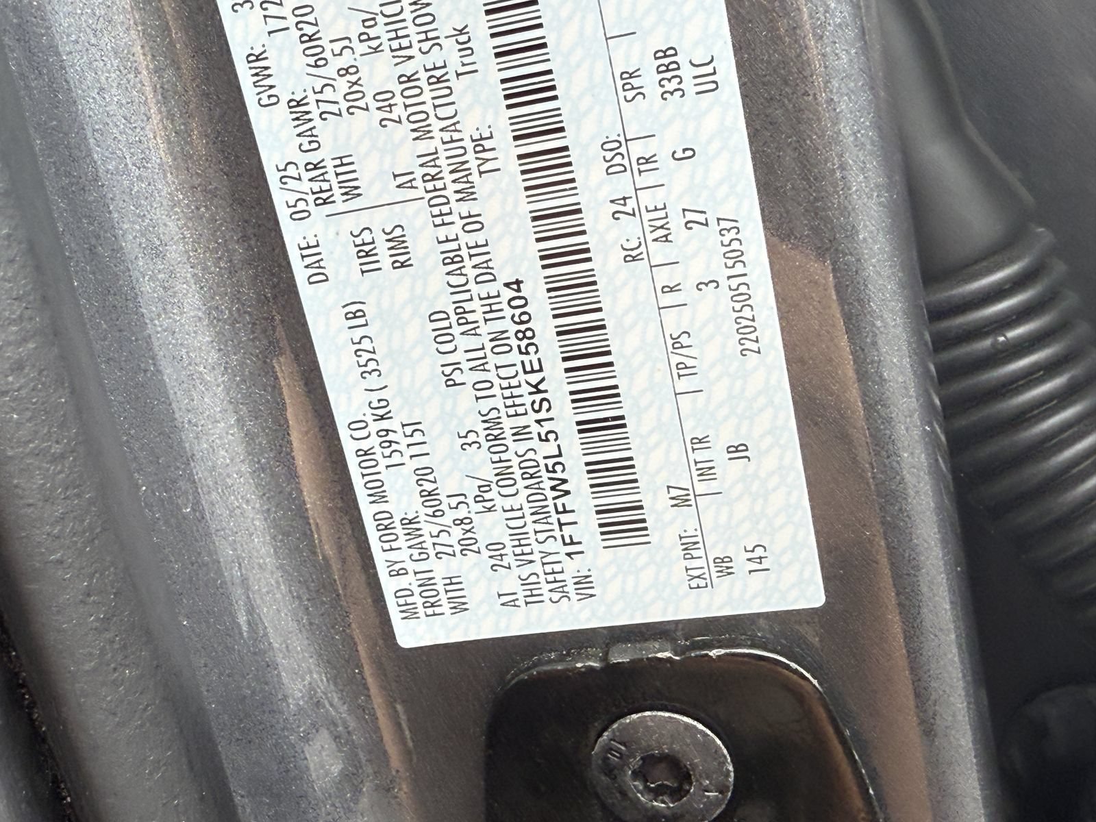 Certified 2025 Ford F150 Lariat w/ Equipment Group 501A Mid AWD/4WD image 39