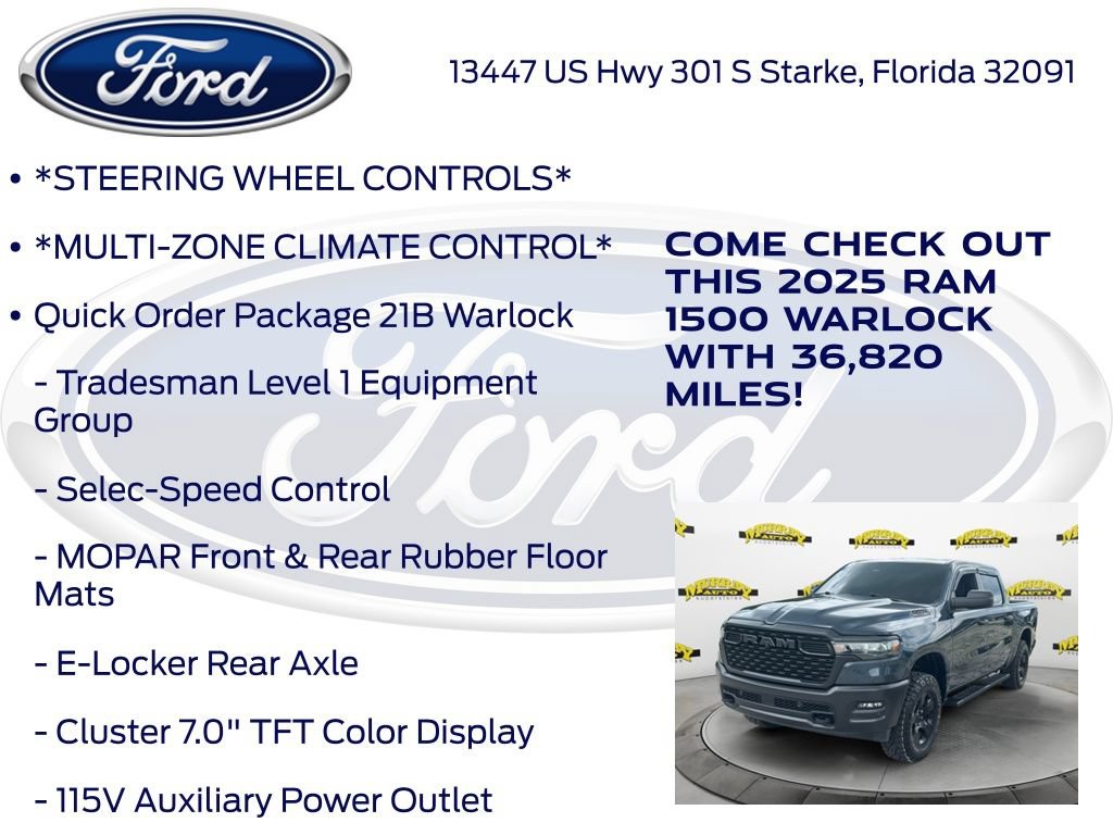 Used 2025 RAM 1500 Warlock AWD/4WD image 17