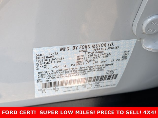 Certified 2026 Ford Explorer Platinum w/ LUX Leather Package AWD/4WD image 31