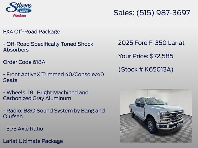 Certified 2025 Ford F350 Lariat w/ Lariat Ultimate Package AWD/4WD image 16