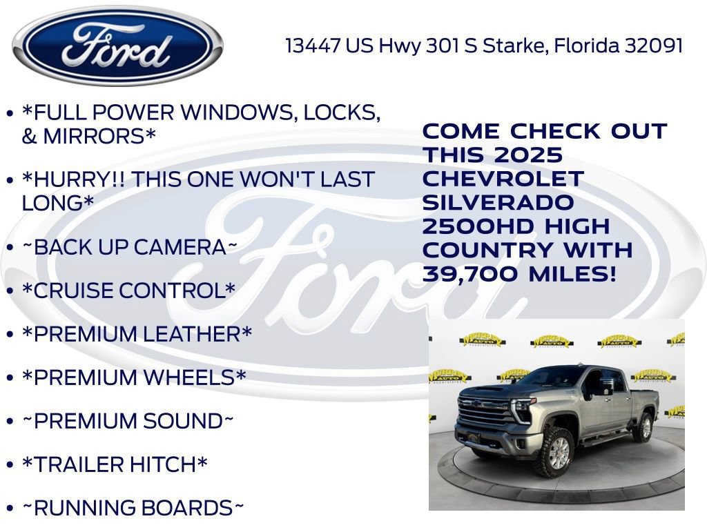 Used 2025 Chevrolet Silverado 2500 High Country w/ High Country Premium Package image 10