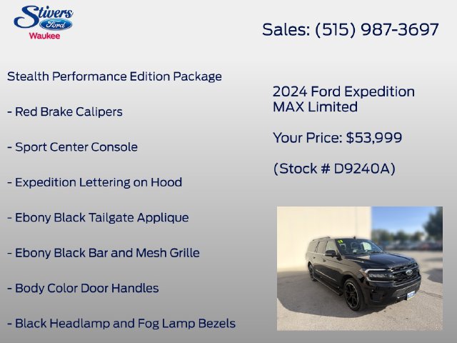 Certified 2024 Ford Expedition Max Limited AWD/4WD image 22