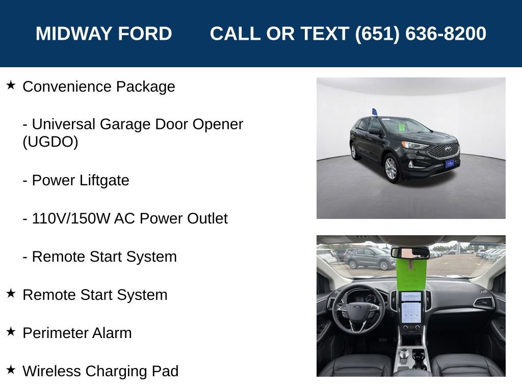 Certified 2024 Ford Edge SEL w/ Convenience Package AWD/4WD image 13