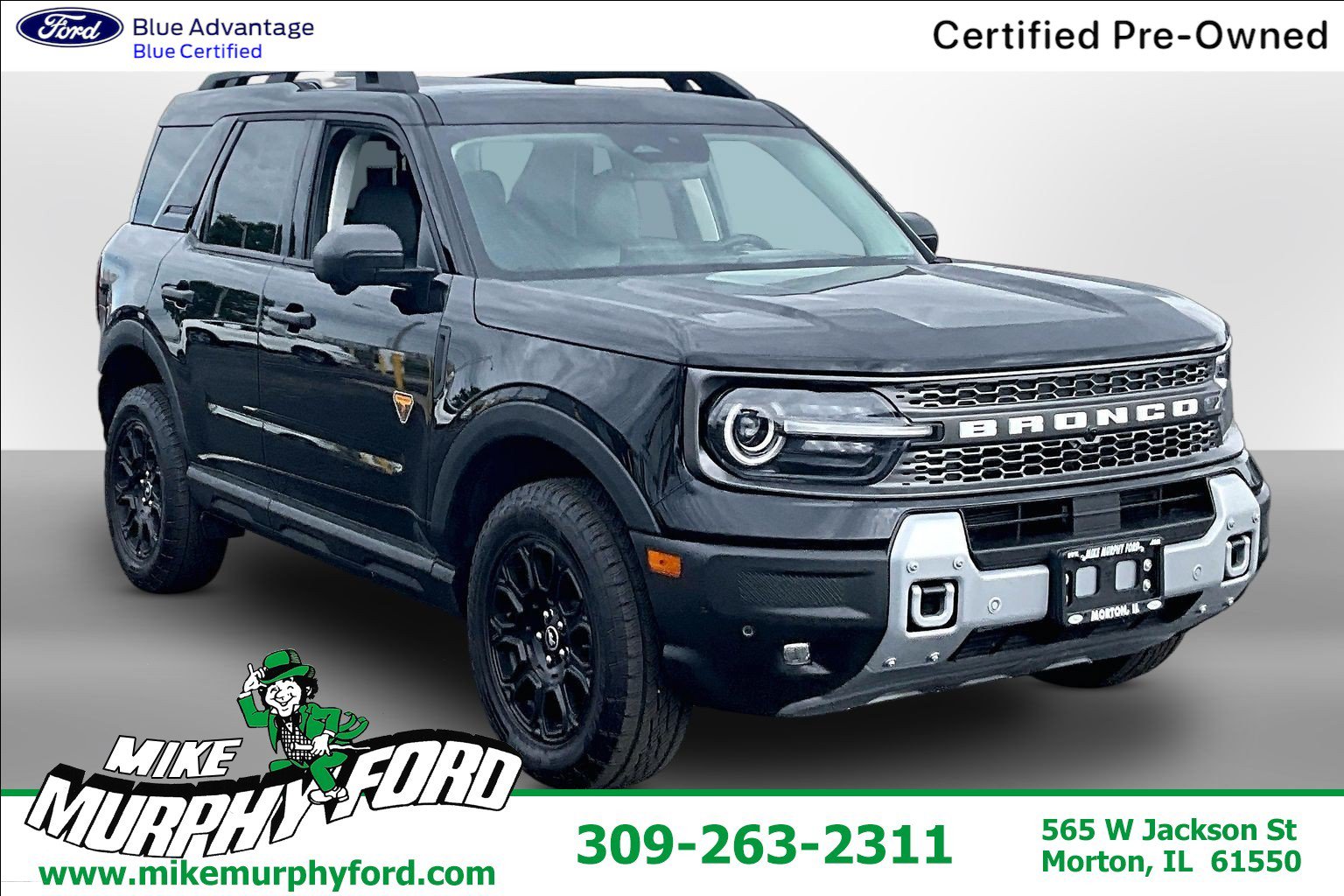 Certified 2025 Ford Bronco Sport Badlands w/ Badlands Tech Package