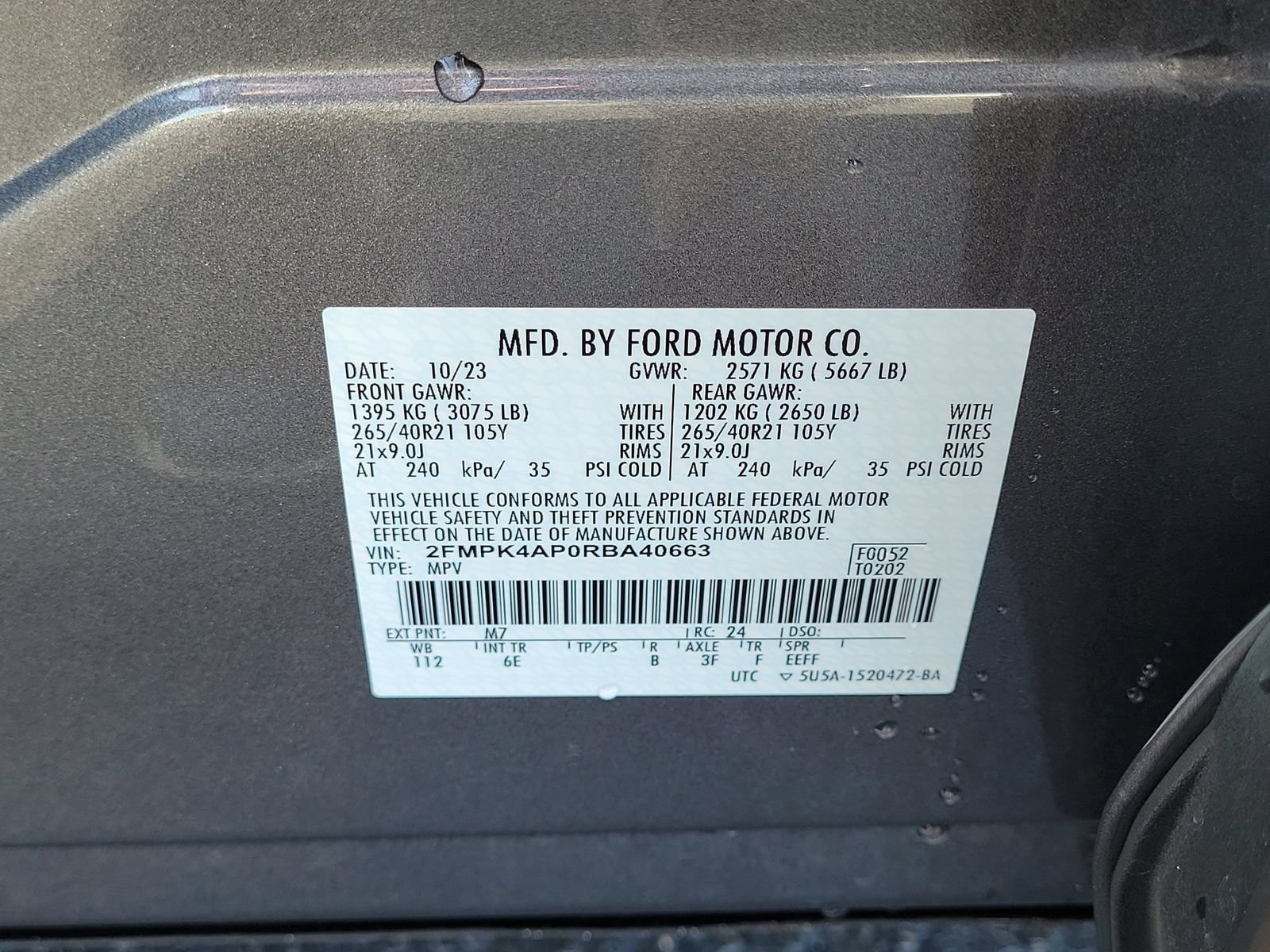 Certified 2024 Ford Edge ST w/ Equipment Group 401A AWD/4WD image 32