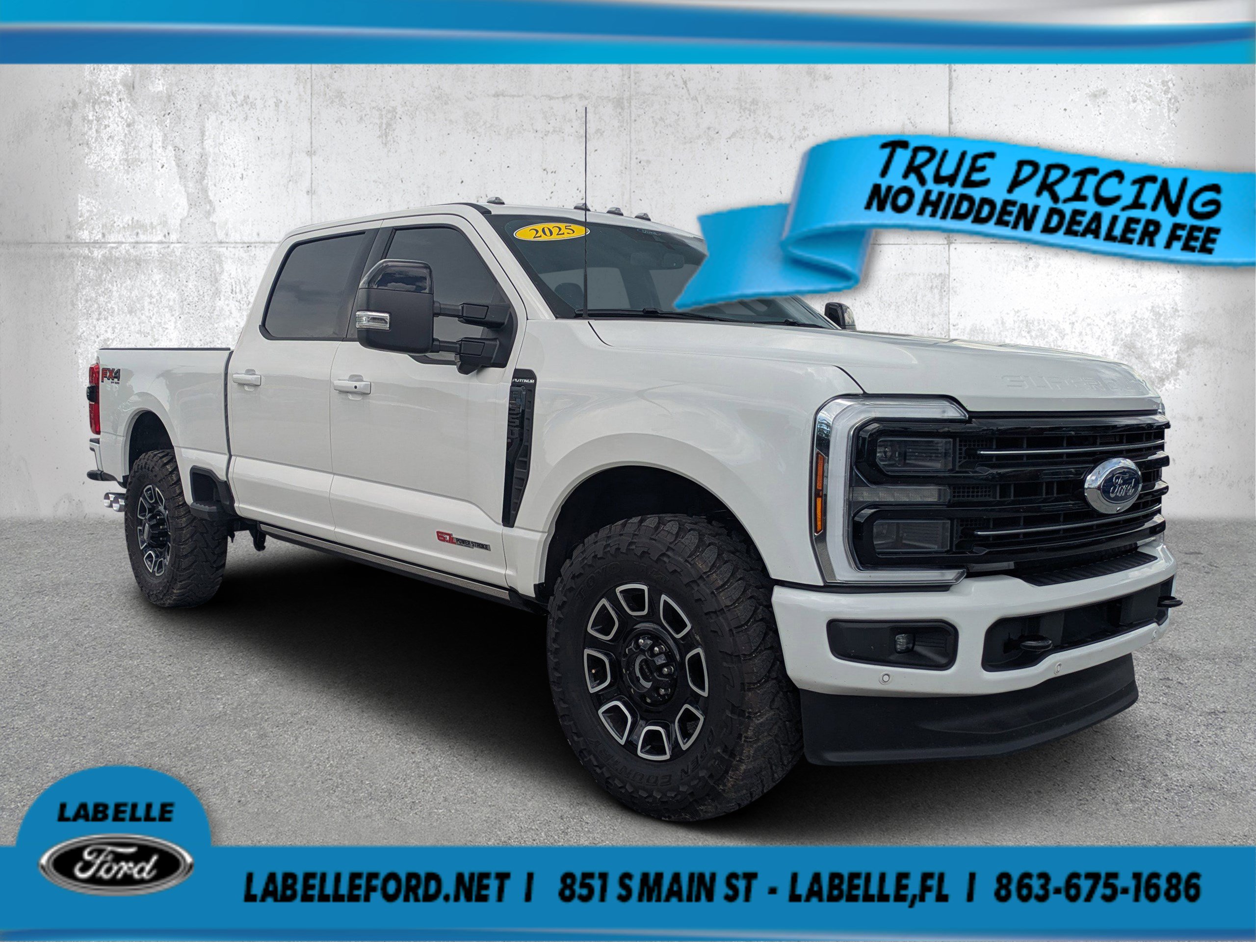 Certified 2025 Ford F350 Platinum w/ FX4 Off-Road Package AWD/4WD image 1
