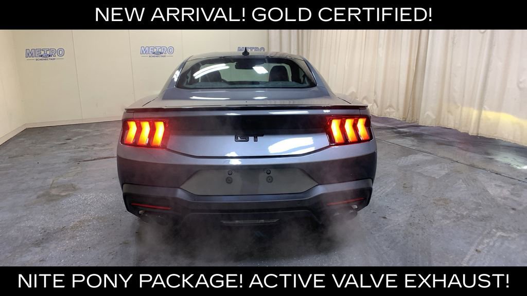 Certified 2025 Ford Mustang GT Premium w/ Mustang Nite Pony Package RWD image 4