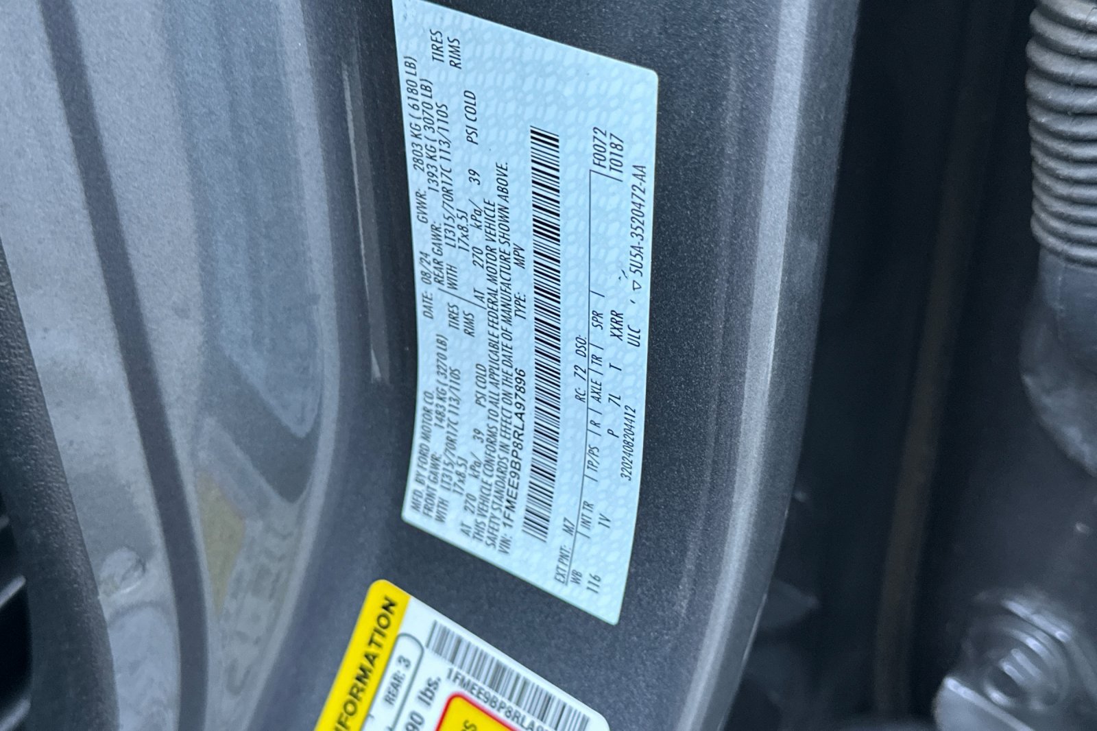 Certified 2024 Ford Bronco Badlands AWD/4WD image 55