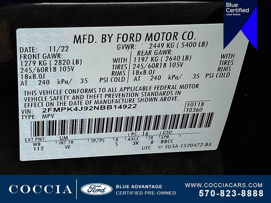 Certified 2022 Ford Edge SEL w/ Convenience Package image 26