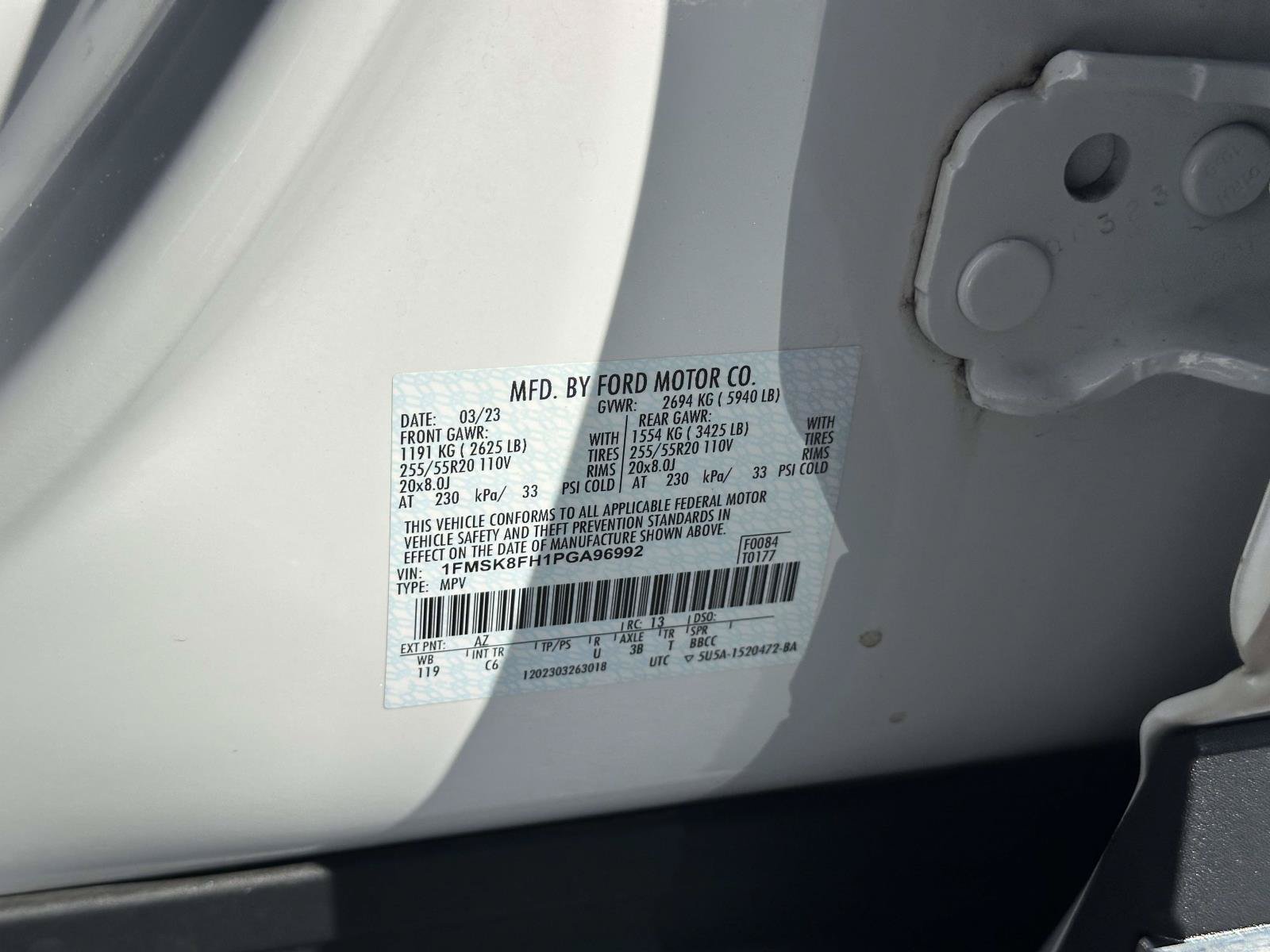 Certified 2023 Ford Explorer Limited w/ Limited Technology Package AWD/4WD image 16