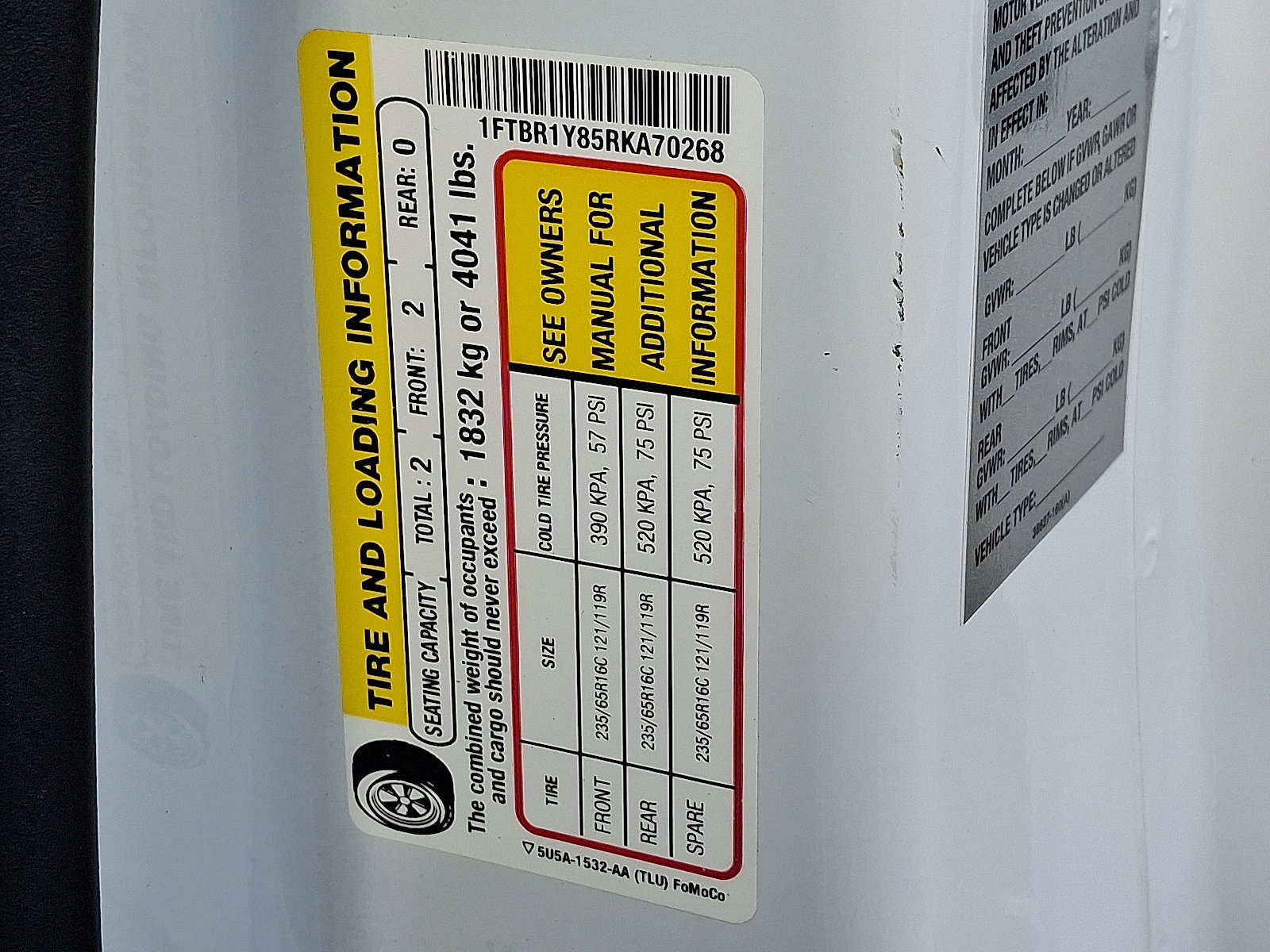 Certified 2024 Ford Transit 250 Low Roof w/ Exterior Upgrade Package image 24