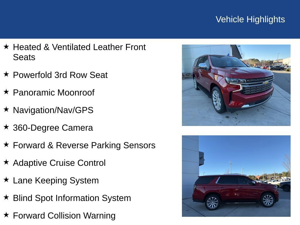 Used 2021 Chevrolet Tahoe Premier w/ Premium Package image 33