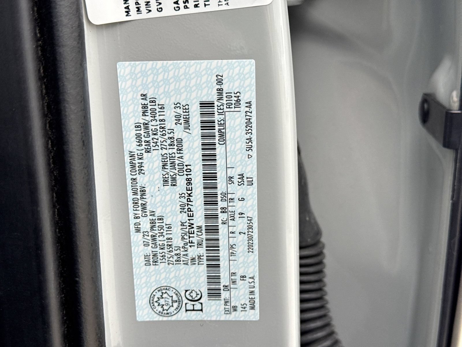 Certified 2023 Ford F150 XLT AWD/4WD image 43