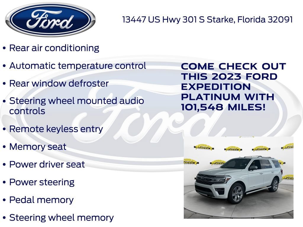 Certified 2023 Ford Expedition Platinum AWD/4WD image 32