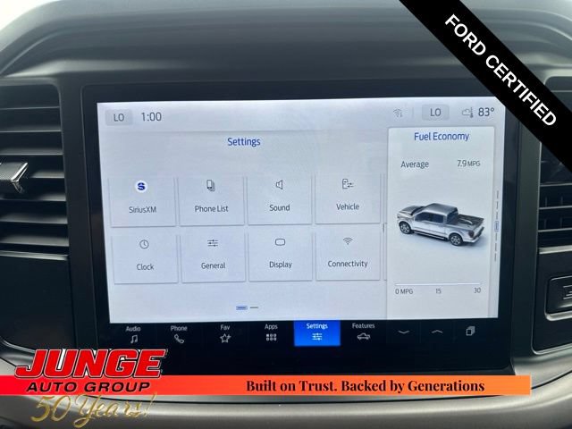 Certified 2025 Ford F150 XLT w/ Equipment Group 301A Standard AWD/4WD image 34
