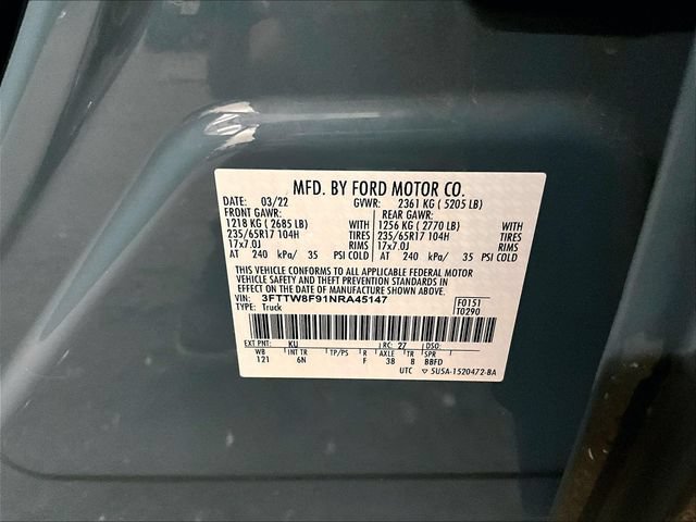 Certified 2022 Ford Maverick Lariat w/ Lariat Luxury Package AWD/4WD image 33