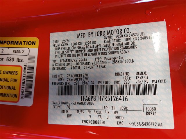 Certified 2024 Ford Mustang Coupe image 33