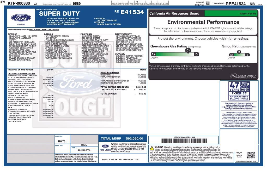 Certified 2024 Ford F350 Lariat w/ Lariat Ultimate Package image 27