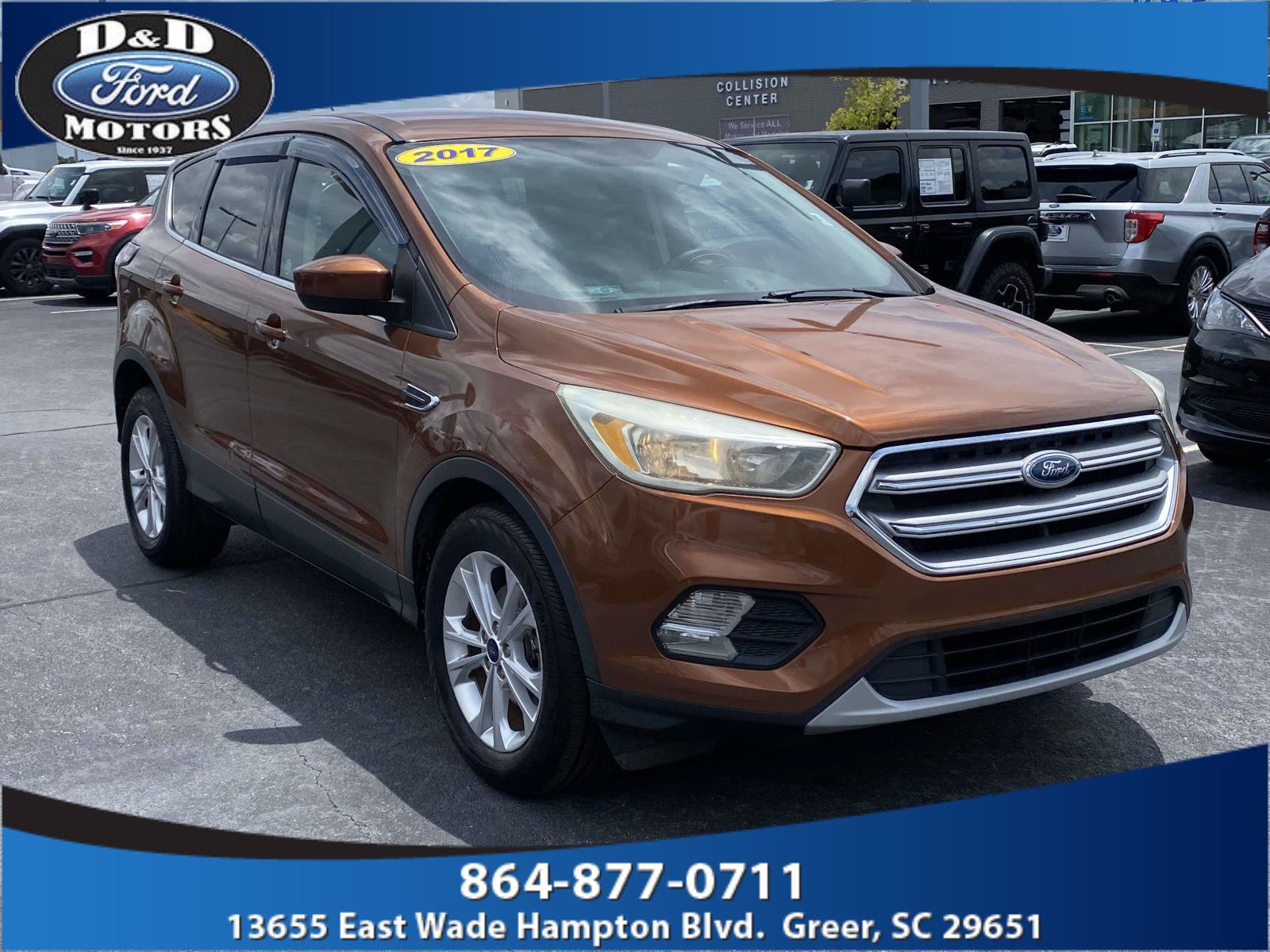 Certified 2017 Ford Escape SE