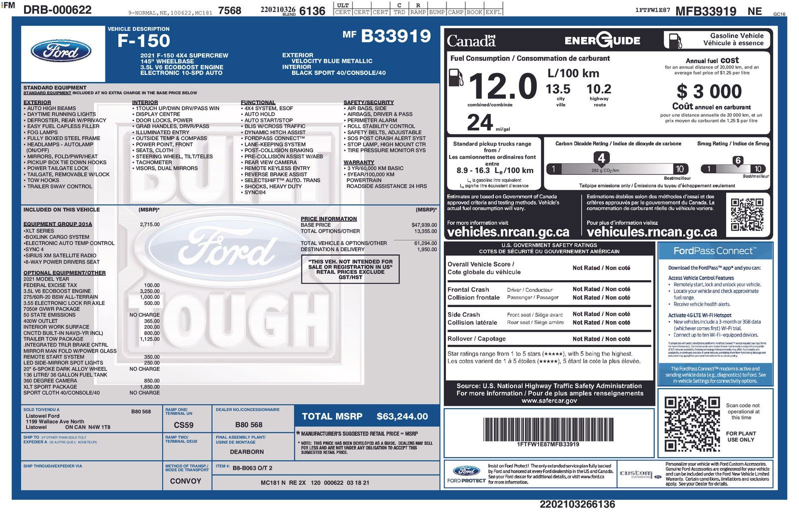 Certified 2021 Ford F150 XLT w/ Equipment Group 301A Mid image 4