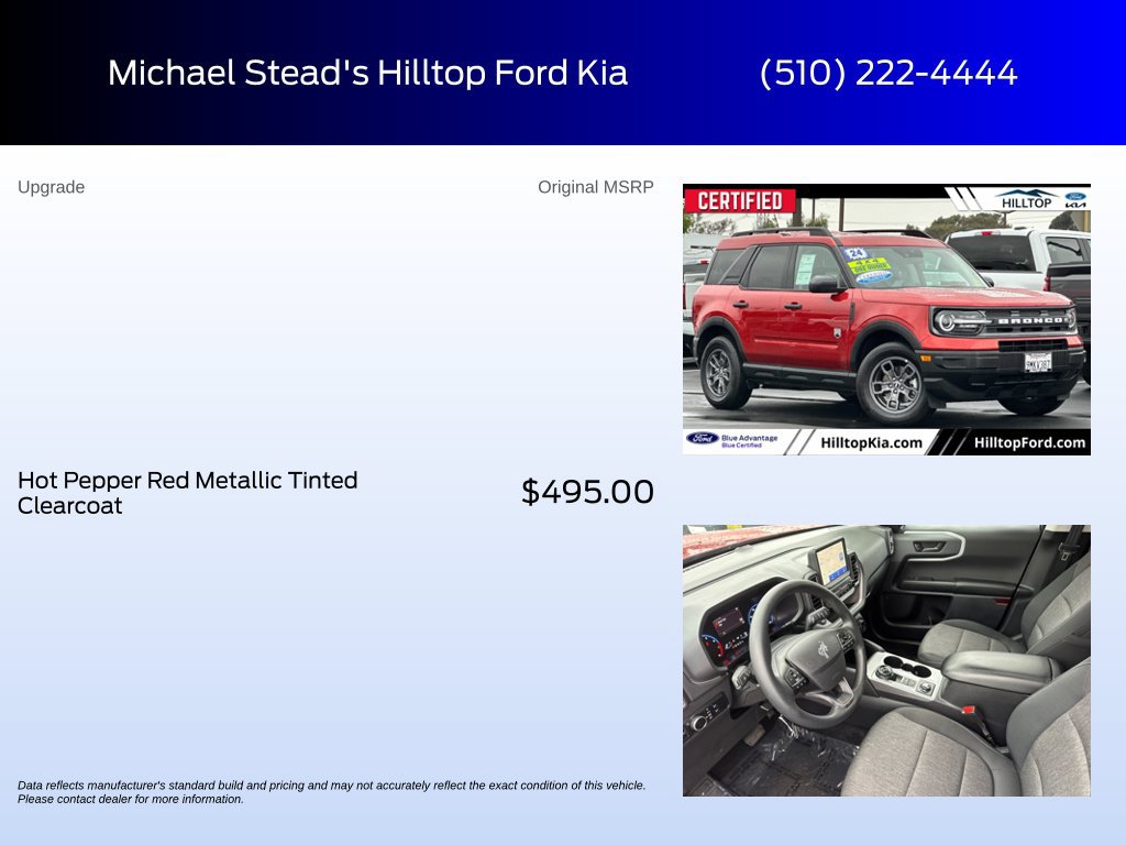 Certified 2024 Ford Bronco Sport Big Bend AWD/4WD image 6