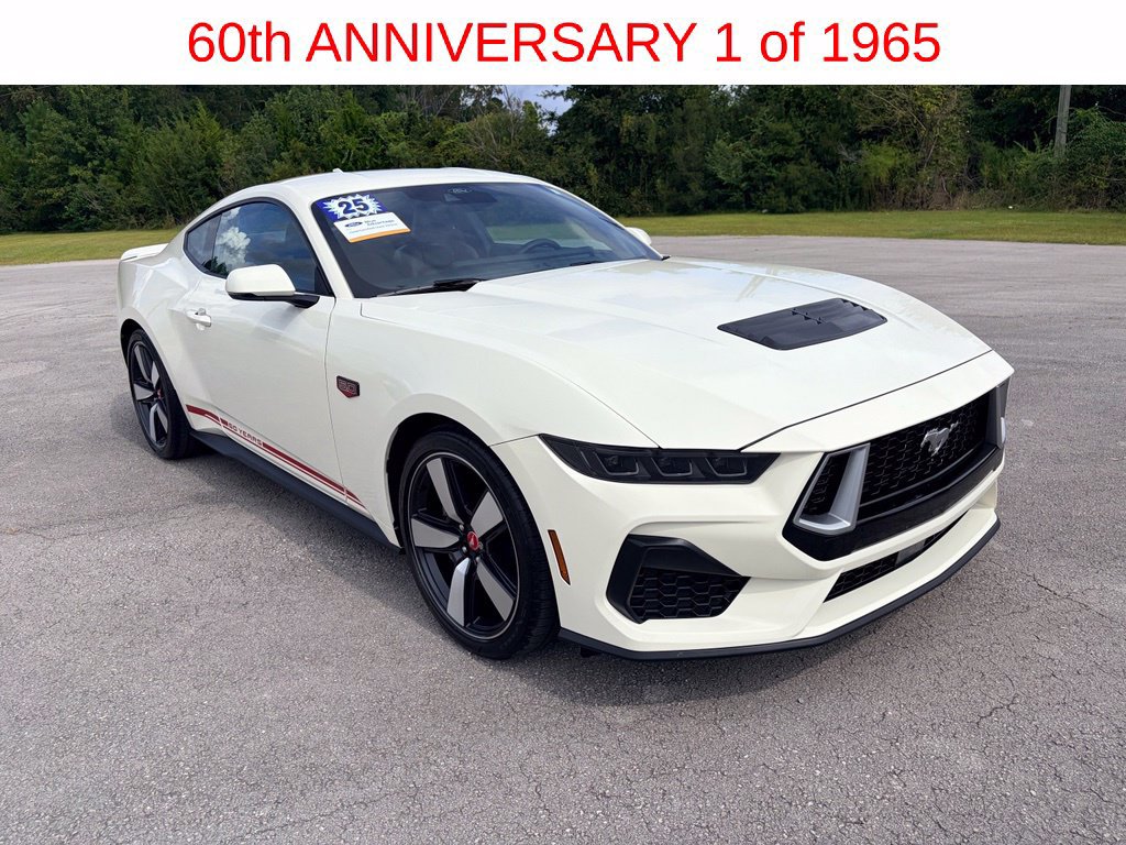 Certified 2025 Ford Mustang GT Premium w/ 60th Anniversary Package RWD image 1
