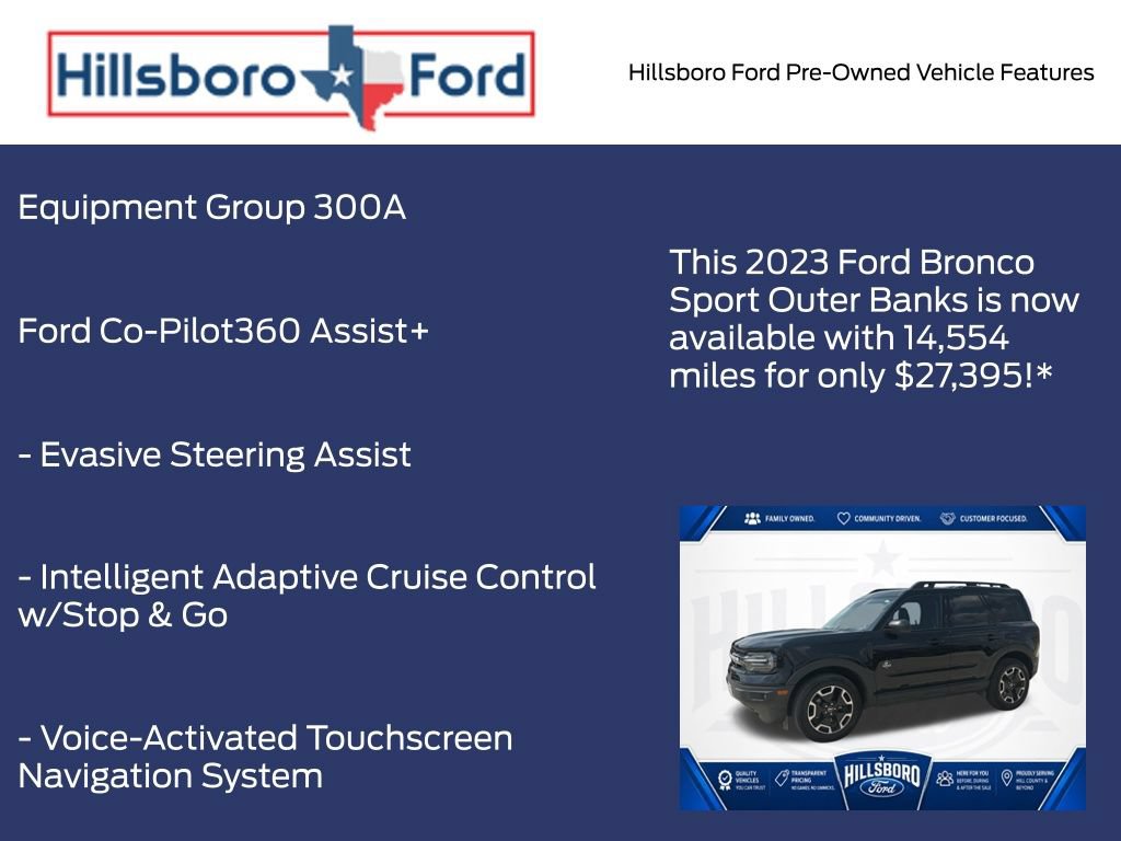 Certified 2023 Ford Bronco Sport Outer Banks w/ Tech Package AWD/4WD image 3