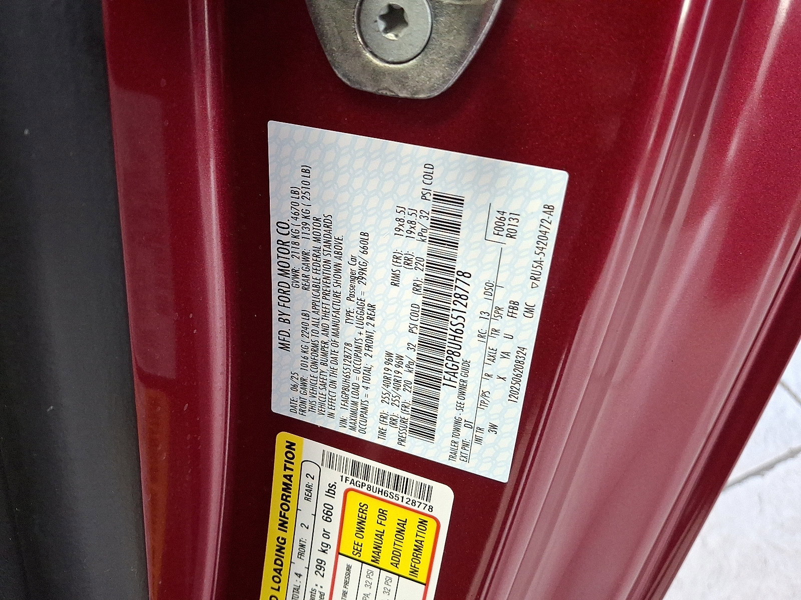 Certified 2025 Ford Mustang Premium w/ Mustang Nite Pony Package image 27