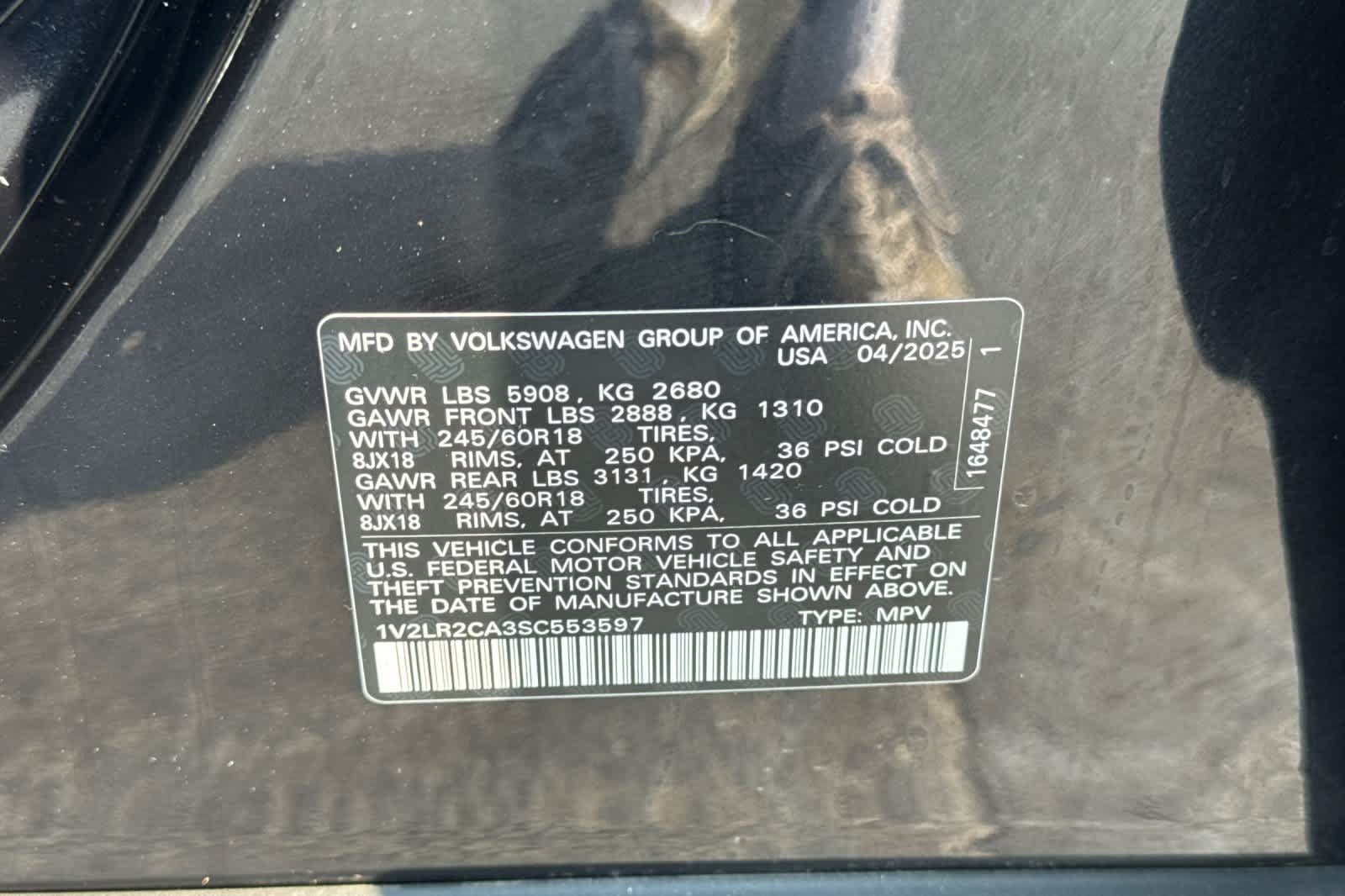 Used 2025 Volkswagen Atlas SE AWD/4WD image 29