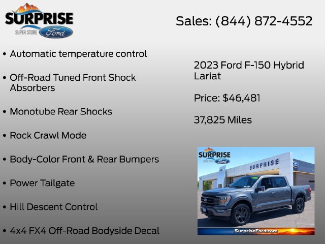 Certified 2023 Ford F150 Lariat AWD/4WD image 26